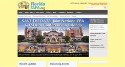 Desktop Screenshot of floridafapa.org