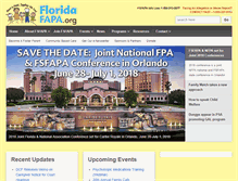 Tablet Screenshot of floridafapa.org